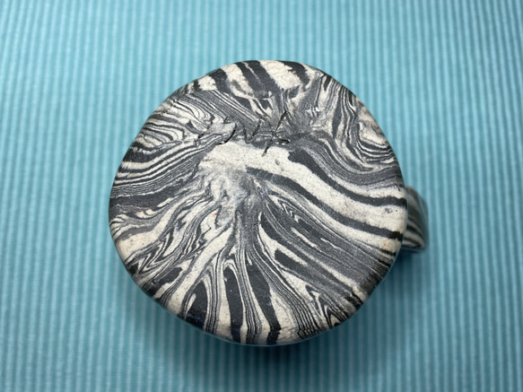 練り込みコーヒーカップ黒３ 6枚目の画像