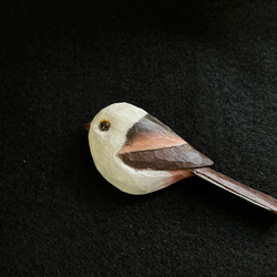 小さなバードカービング オオギワシ 野鳥 オオワシ（ミニチュア）のバードカービング（木彫刻） 彫刻 あり