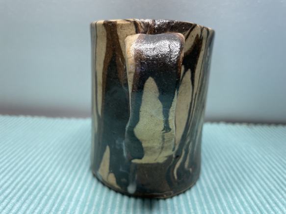 練り込みコーヒーカップ３色５ 3枚目の画像