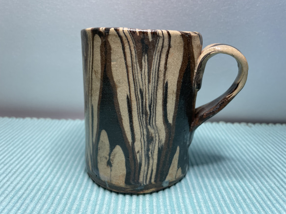 練り込みコーヒーカップ３色５ 2枚目の画像