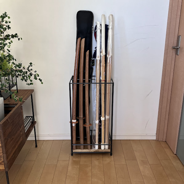アイアン 竹刀立て／4分割タイプ　竹刀収納