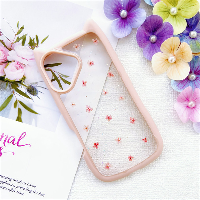 猫耳、押し花ケース、iphoneケース、iphone16、iphone15 、iphone16e、iphone13