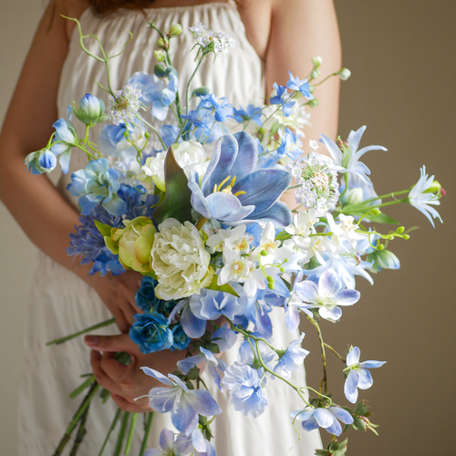 〈アーティフィシャルフラワー〉韓国ブーケ アーティフィシャルフラワー ＊ ウェディングブーケ 韓国 ブーケ