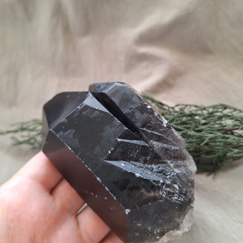 ◇ コリント産 ◇モリオン （黒水晶） クラスター ／ L―④ その他