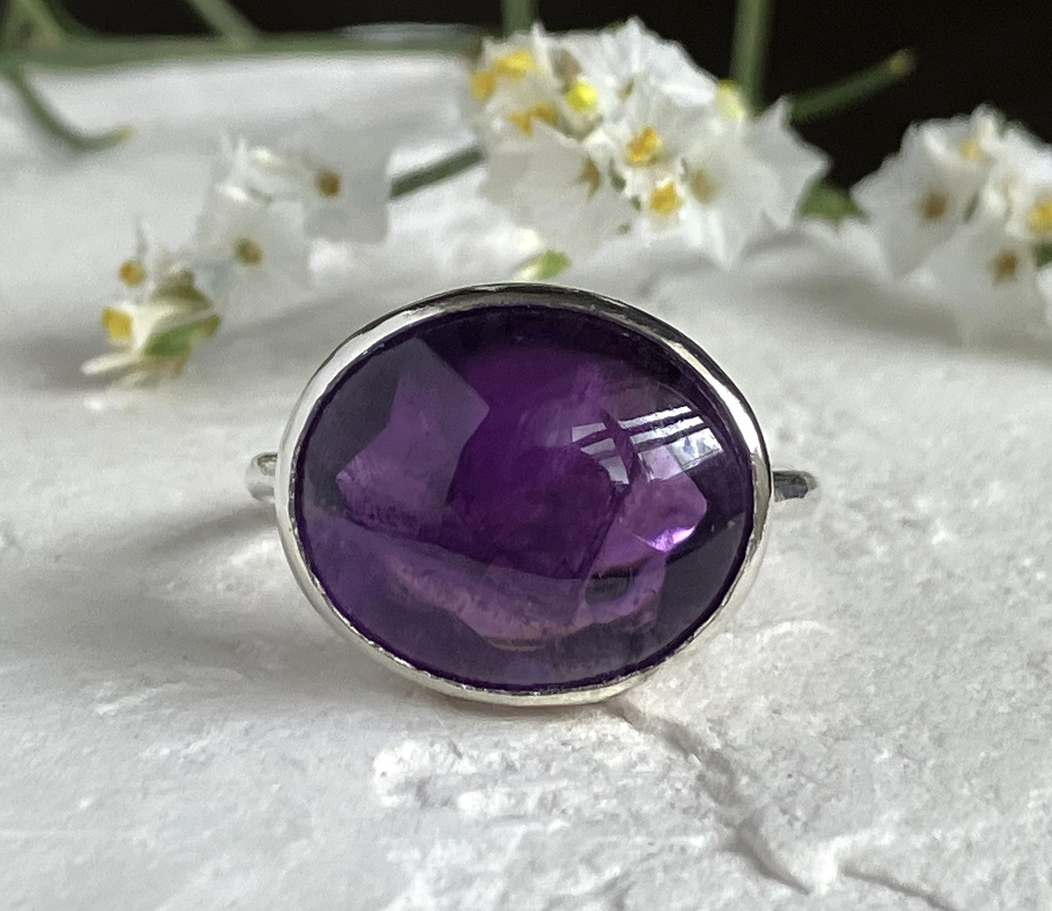 【送料無料】アメシスト・リング（silver925）
