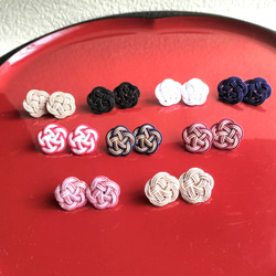 一重咲き水引梅　白　イヤリング　花　アレルギー対応　軽い　結婚式　成人式　前撮り　二次会　お呼ばれ　和装　和風　和モダン 12枚目の画像