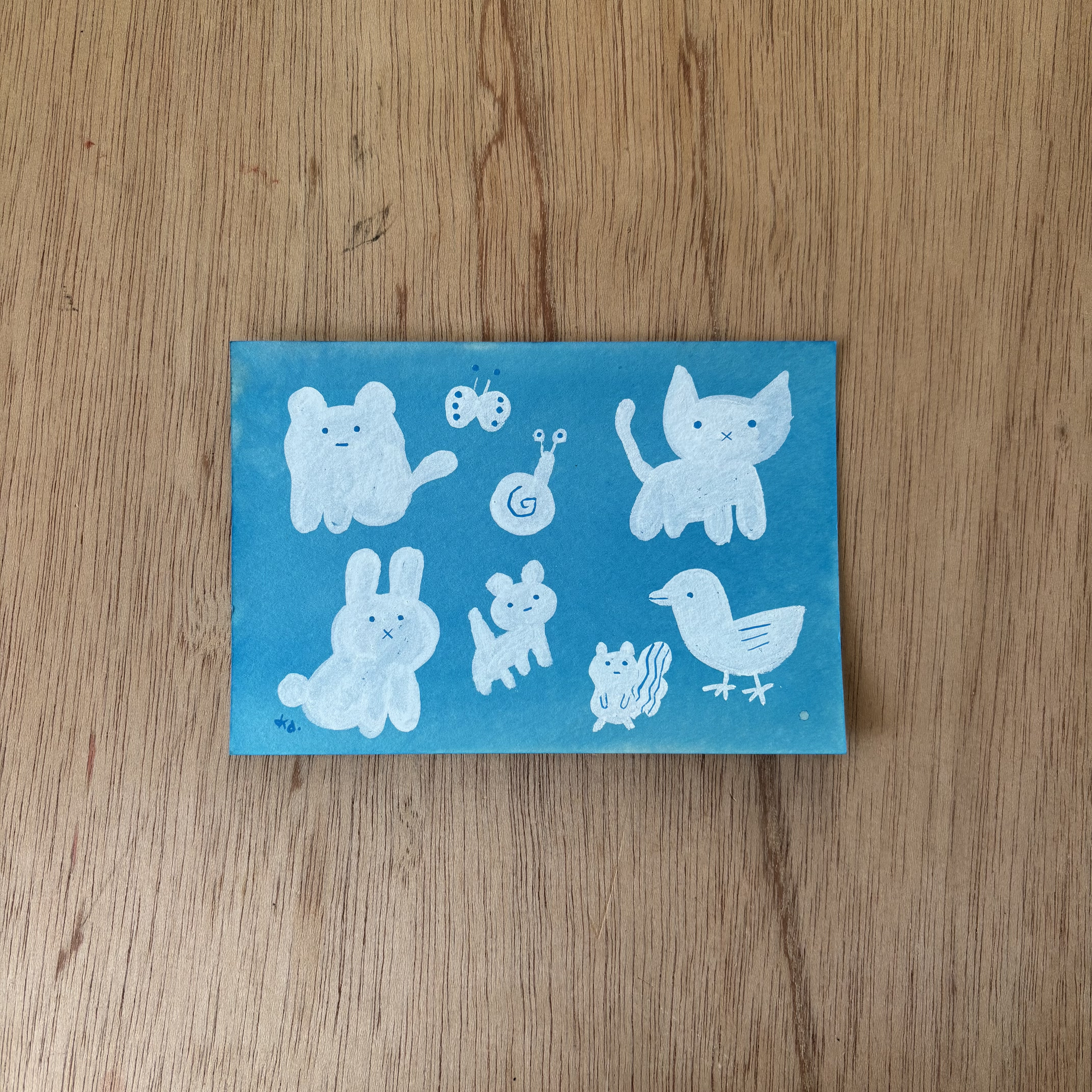 「blue blue」原画　送料無料