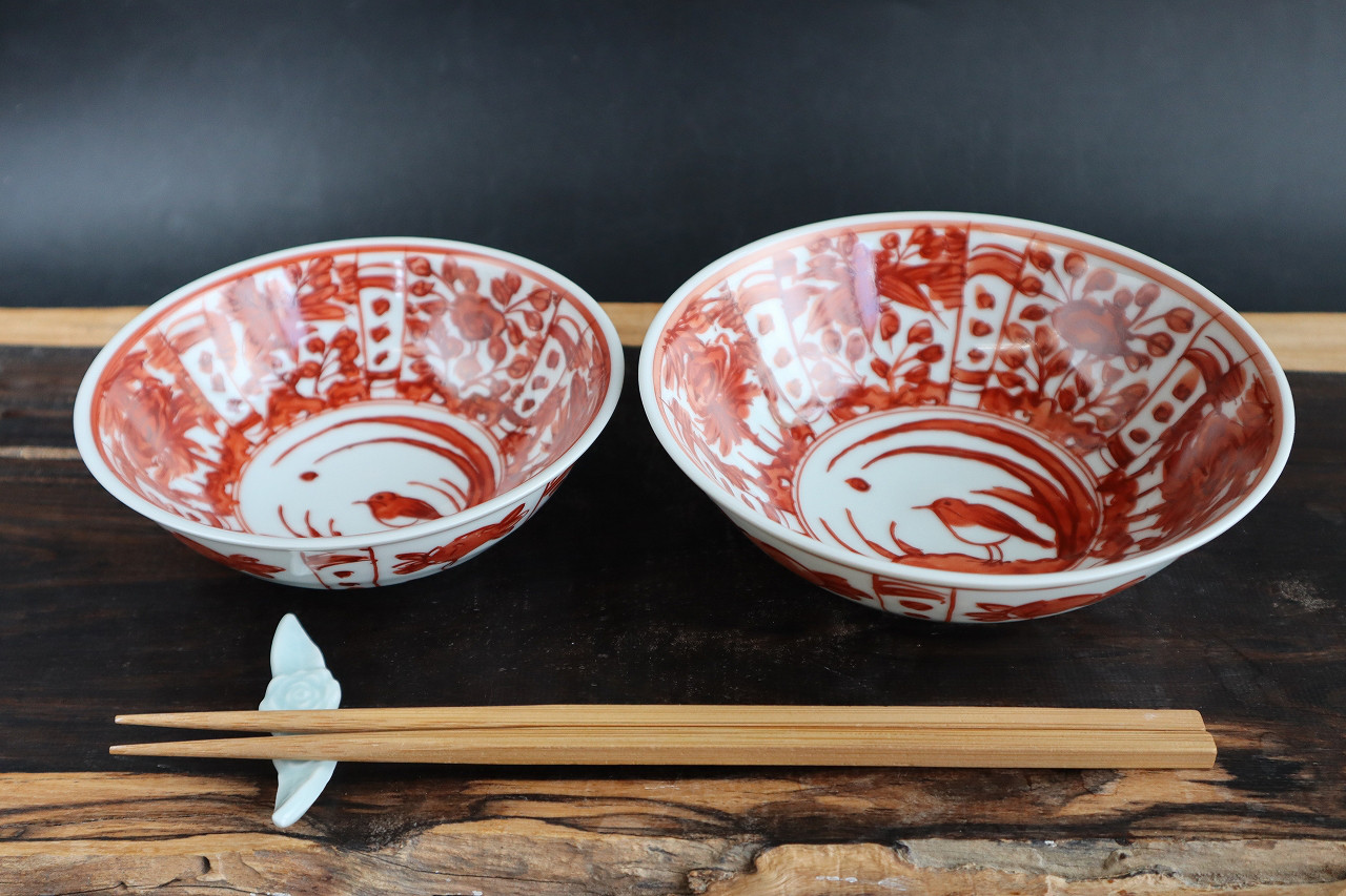 赤絵芙蓉手小鉢.玉割(小1客)