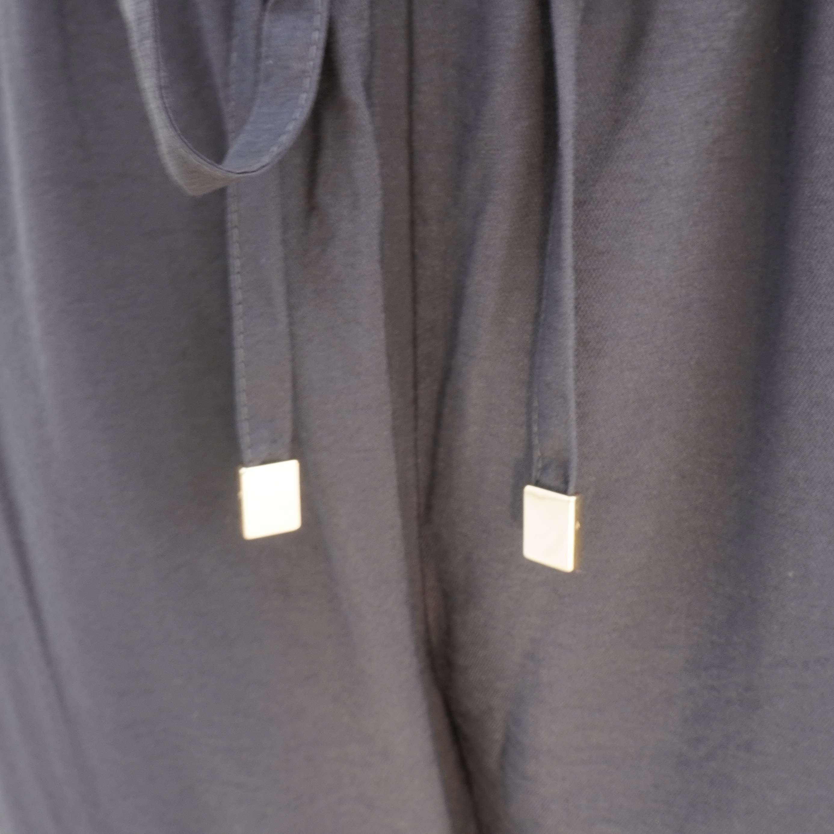 【サラッと涼しいパンツ】ワイドパンツ　イージケア　日本製　ブラック