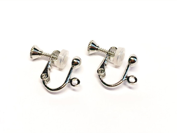 【天然石ピアス】Silver925　フープピアス　イヤリング　ハンドメイド 4枚目の画像