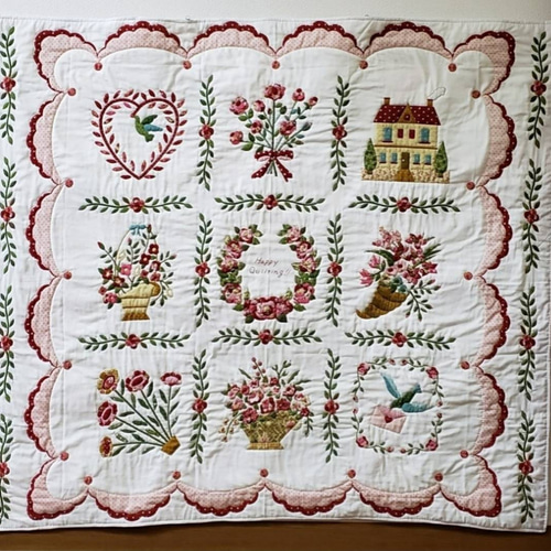 ボルチモアキルトタペストリーハンドメイド