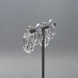 ヴィクトリアンヴィンテージリースガラスのピアス／イヤリング［サージカルステンレス/チタン/クリップイヤリング］ 15枚目の画像