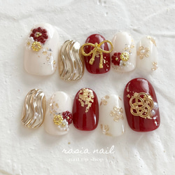 39))冬ネイル ハートネイル フレンチガーリー バレンタイン ネイルチップ フレンチガーリー ネイルチップ 量産型 チェック バレンタイン 冬