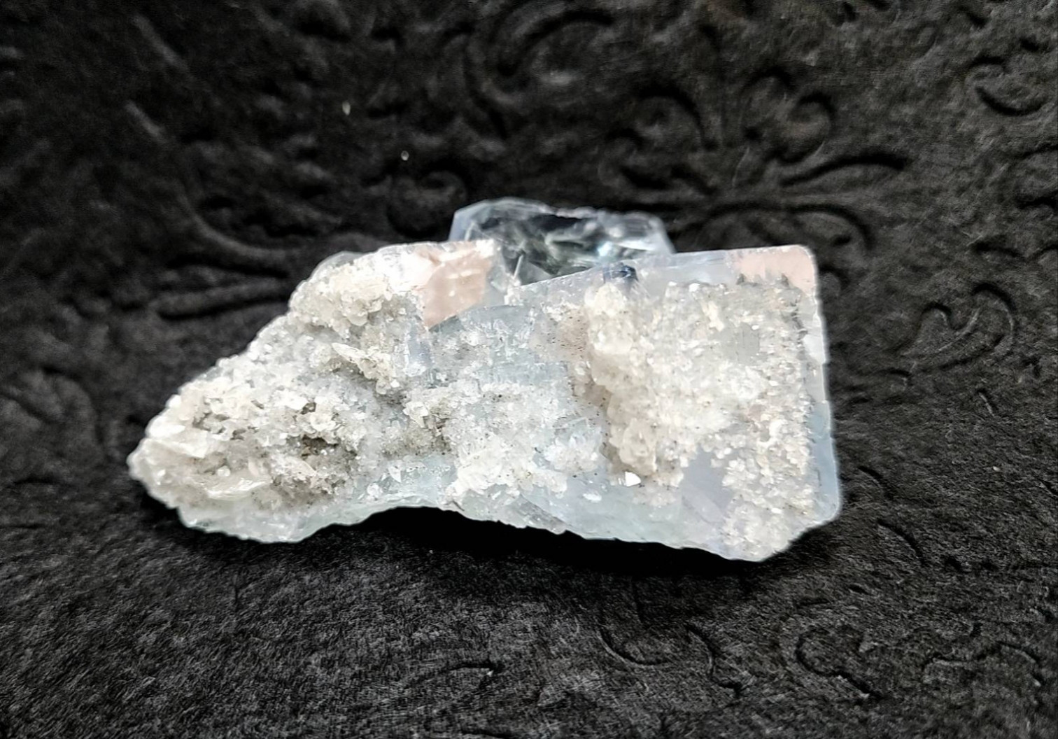 グリーンフローライト・カルサイト共生◇原石◇天然石◇