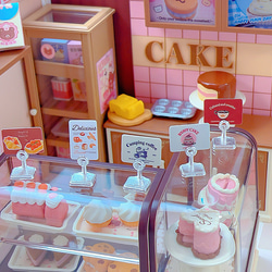 ミニチュアドールハウス用 ガラス風キャンディジャー＆ボトル 全2種類