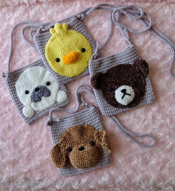 ふわふわひよちゃんポシェット 8枚目の画像