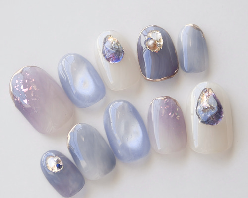 __99.idolページ ネイルチップ 10%off】 ネイルチップセット (ネイルチップ 1種類 + チップ専用