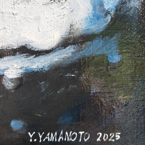 油絵F6号 傘地蔵とアイアンメイデン 絵画 黄土6号 通販