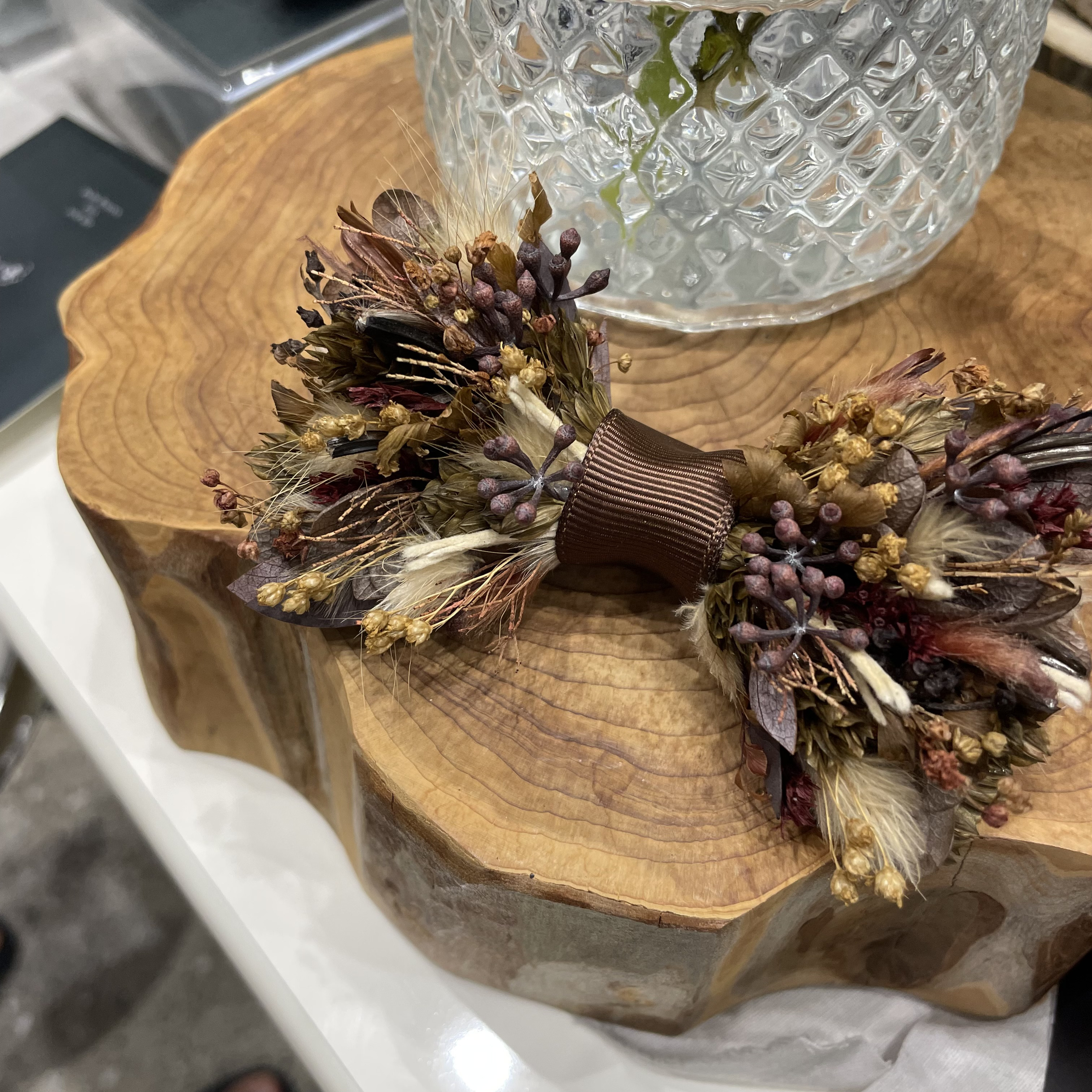 flower bowtie - amber- ネクタイ・蝶ネクタイ flowersapartment. 通販