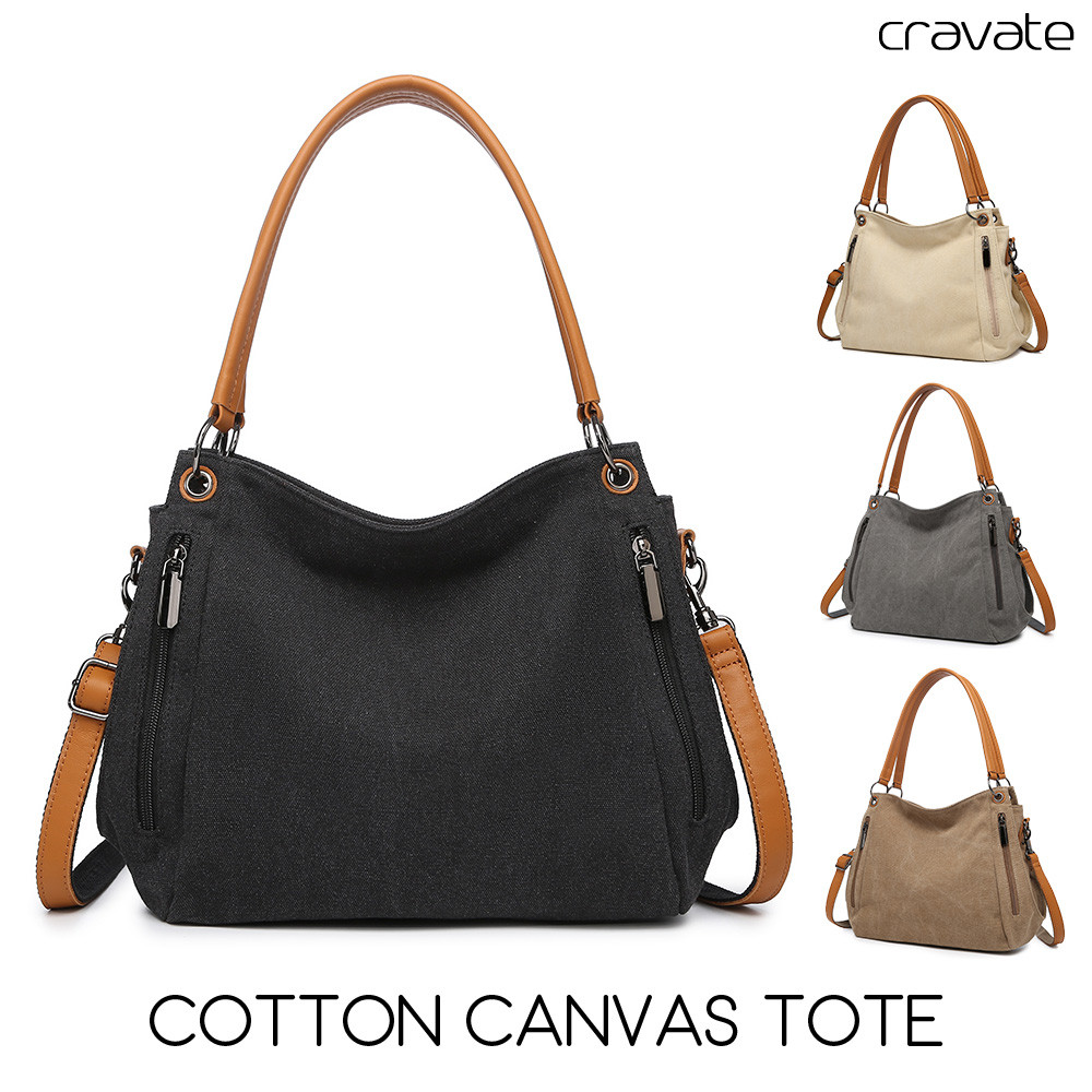 トートバッグ キャンバス 帆布×牛革 コンビ ショルダートートバッグ レディース バッグ 鞄 ショルダートート ブラック