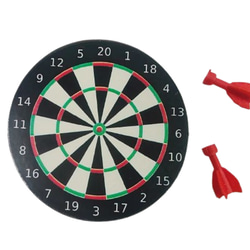 ドールハウス ミニチュア ダーツセット ダーツボードと矢2本セット