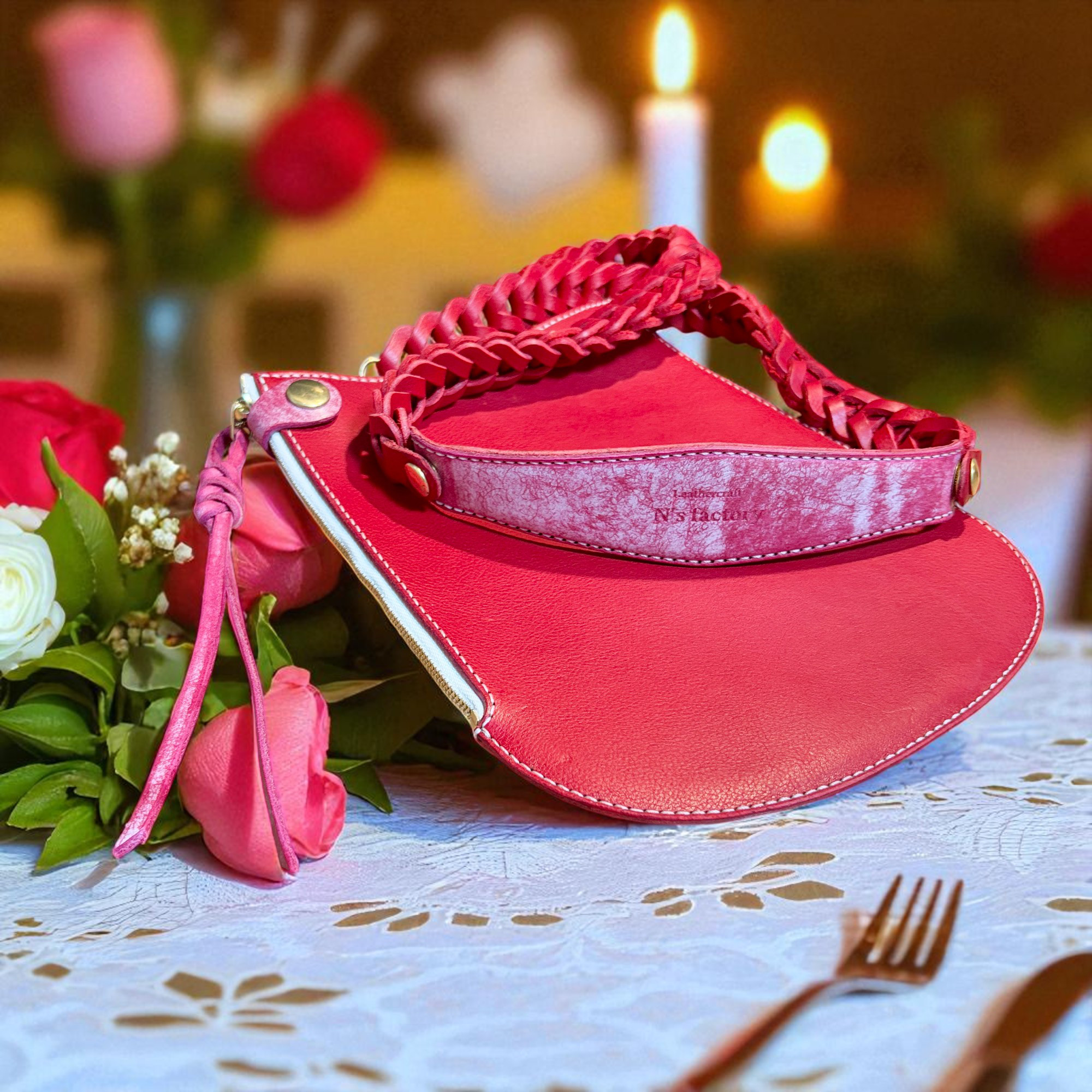 レザーサコッシュ＆ロングストラップ