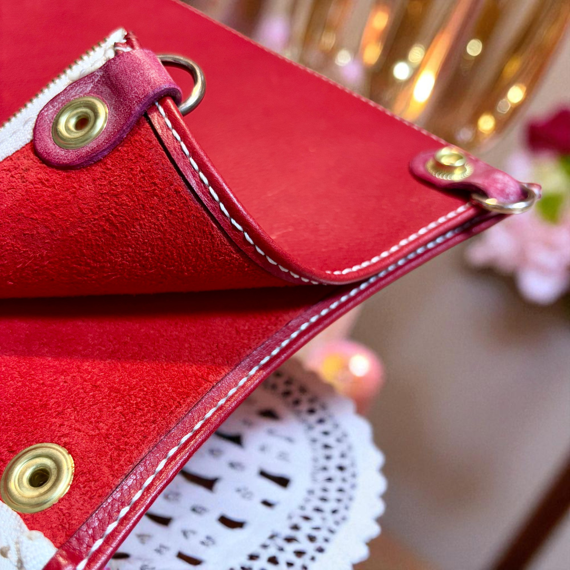 レザーサコッシュ＆ロングストラップ