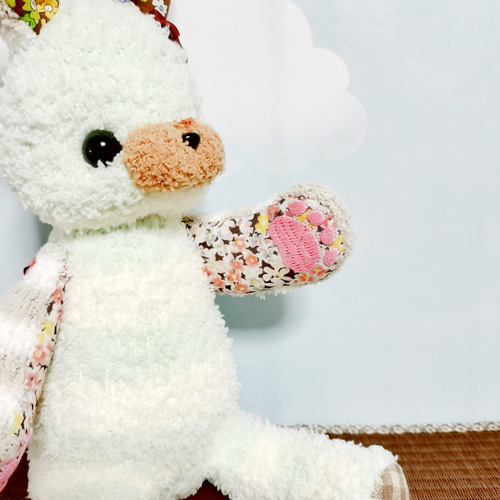 チョコミント ミルクミント オオカミ ハンドメイド ぬいぐるみ アートドール 3053313dfe8c3f203031666a730bb7