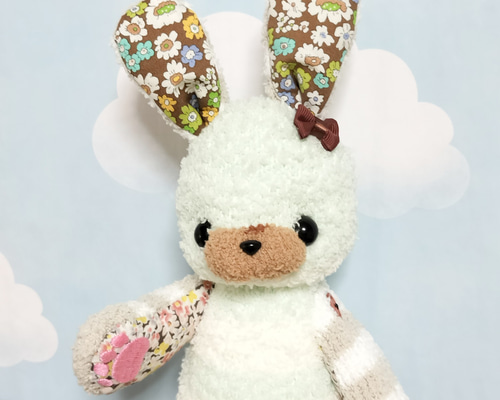 チョコミント ミルクミント オオカミ ハンドメイド ぬいぐるみ アートドール チョコミント ミルクミント オオカミ ハンドメイド ぬいぐるみ