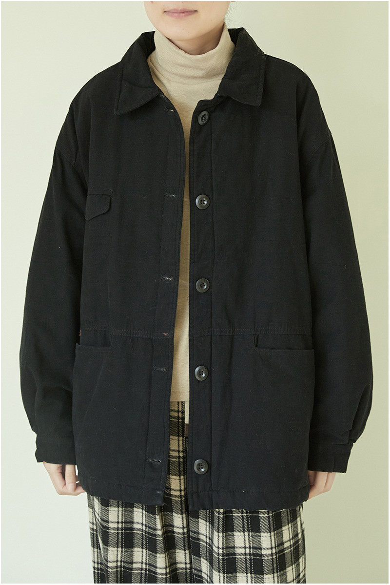 レディース 綿中綿ジャケット テーラードカラー 厚手 保温アウター