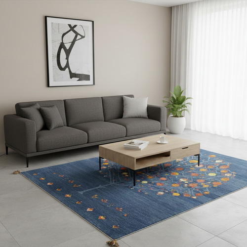 ペルシャ ギャッベ アマレバフト リビング ラグ 200x154cm ザクロの木