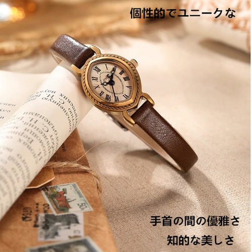 聚利時腕時計レディース小人数軽量贅沢レトロ2025新型コンパクト気質