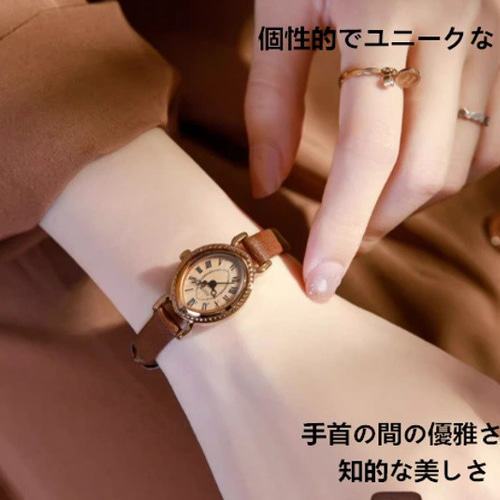 聚利時腕時計レディース小人数軽量贅沢レトロ2025新型コンパクト