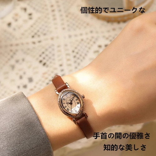 聚利時腕時計レディース小人数軽量贅沢レトロ2025新型コンパクト気質