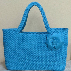 クラフトで作った山葡萄風かごバッグ2点 クラフトで作った山葡萄風かご