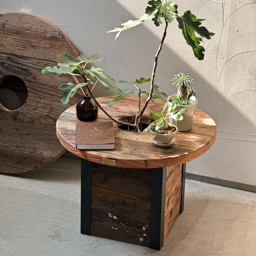 送料無料／[Old Planter Table]プランターテーブル 天板 蓋 植物鉢