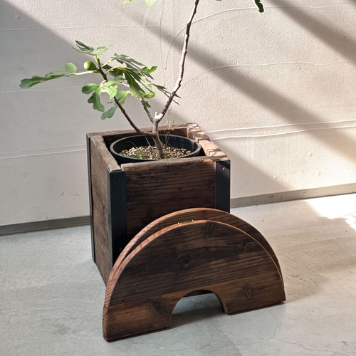 送料無料／[Old Planter Table]プランターテーブル 天板 蓋 植物鉢