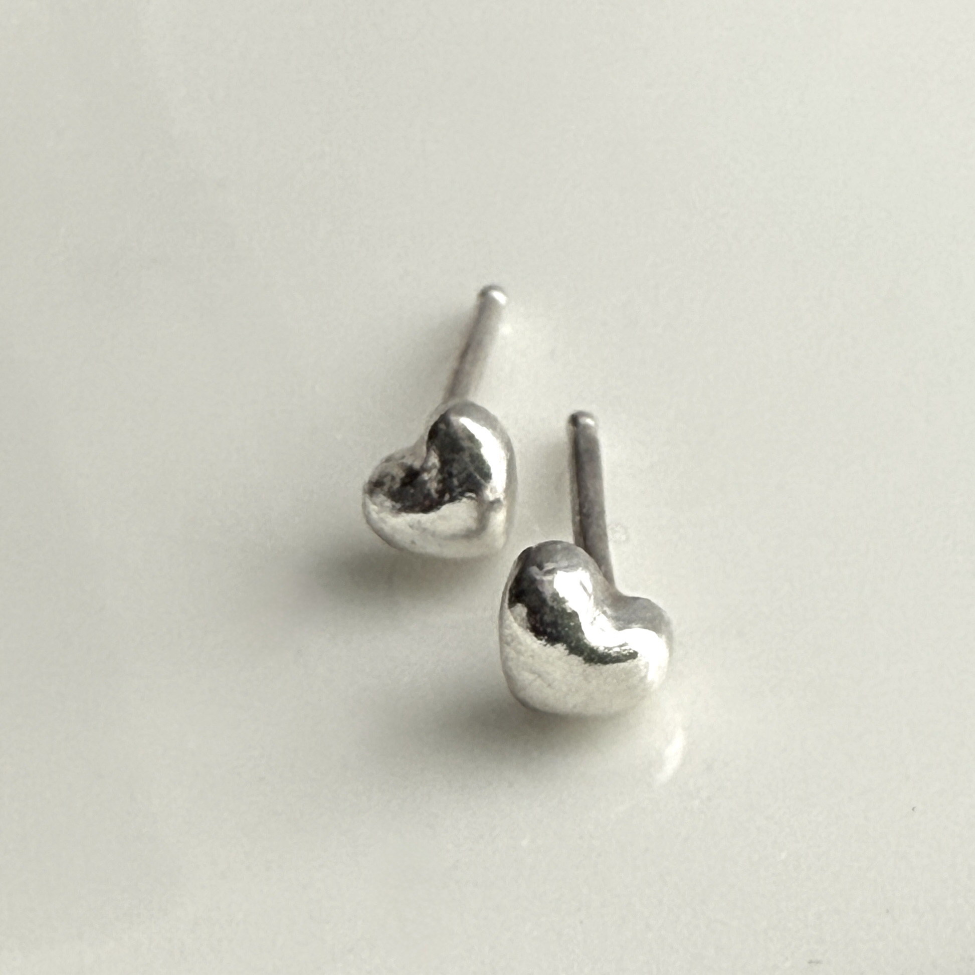 まるころハートピアス /silver925/スタッドピアス