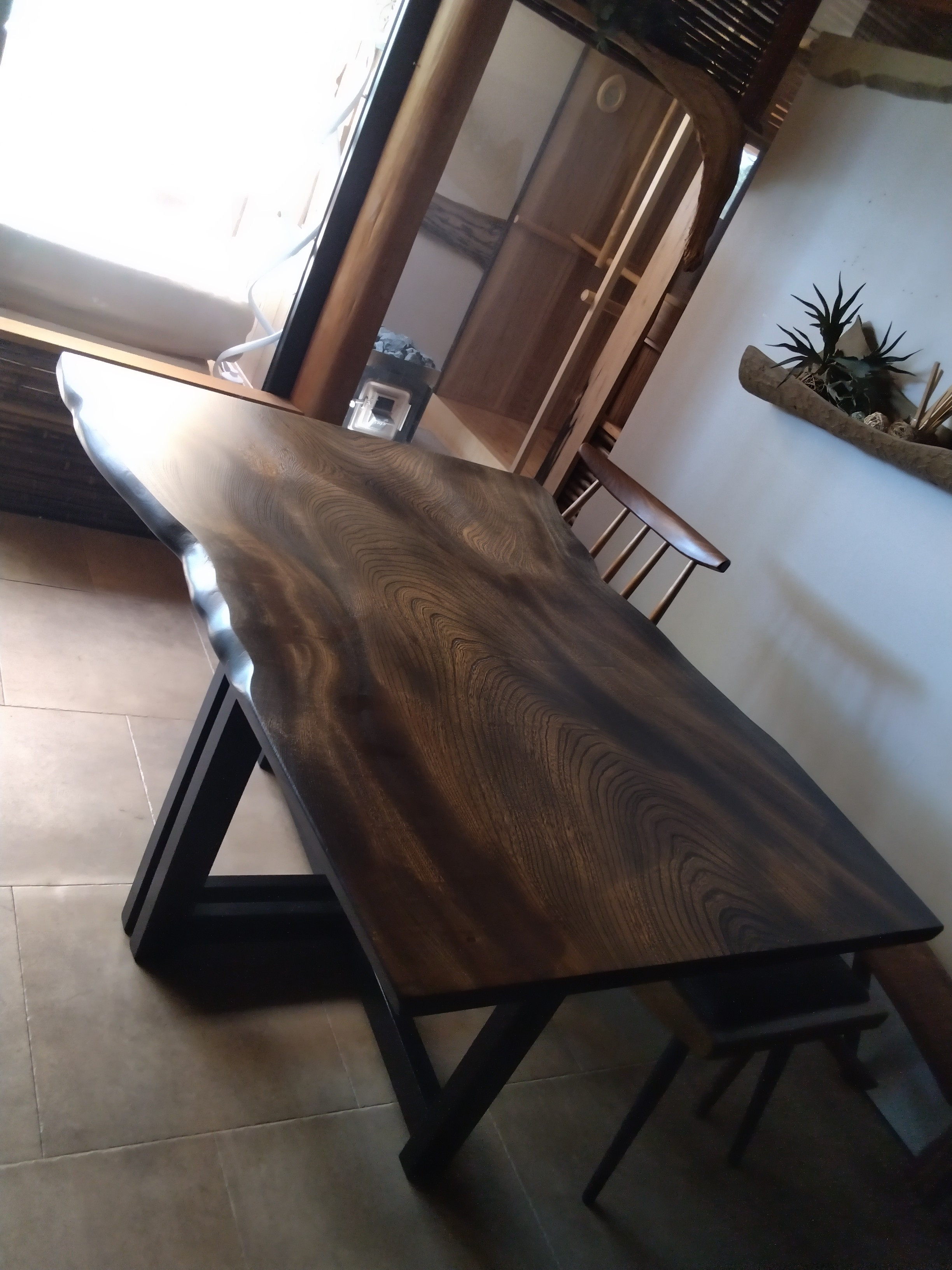 【天板販売】欅耳付一枚板・テーブル・リビングテーブル・ダイニングテーブル・ローテーブル