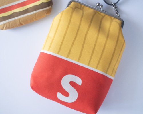 フライドポテト｜外出を彩るがま口スマホショルダー｜コンパクト｜身軽