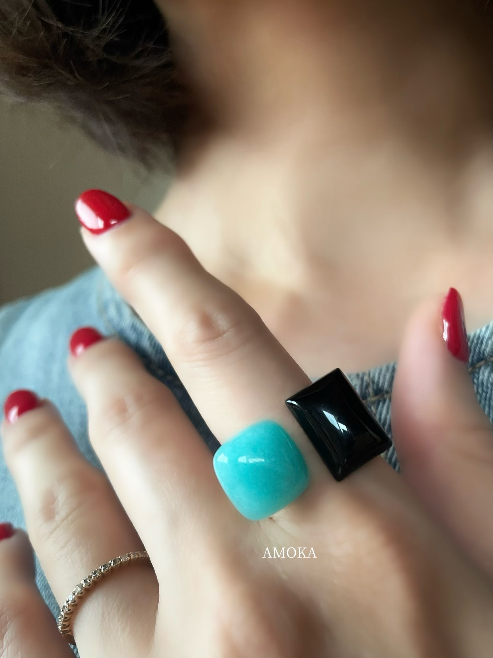 〈モード×エレガント〉Clair et Noir（クレール・エ・ノワール）フォークリング