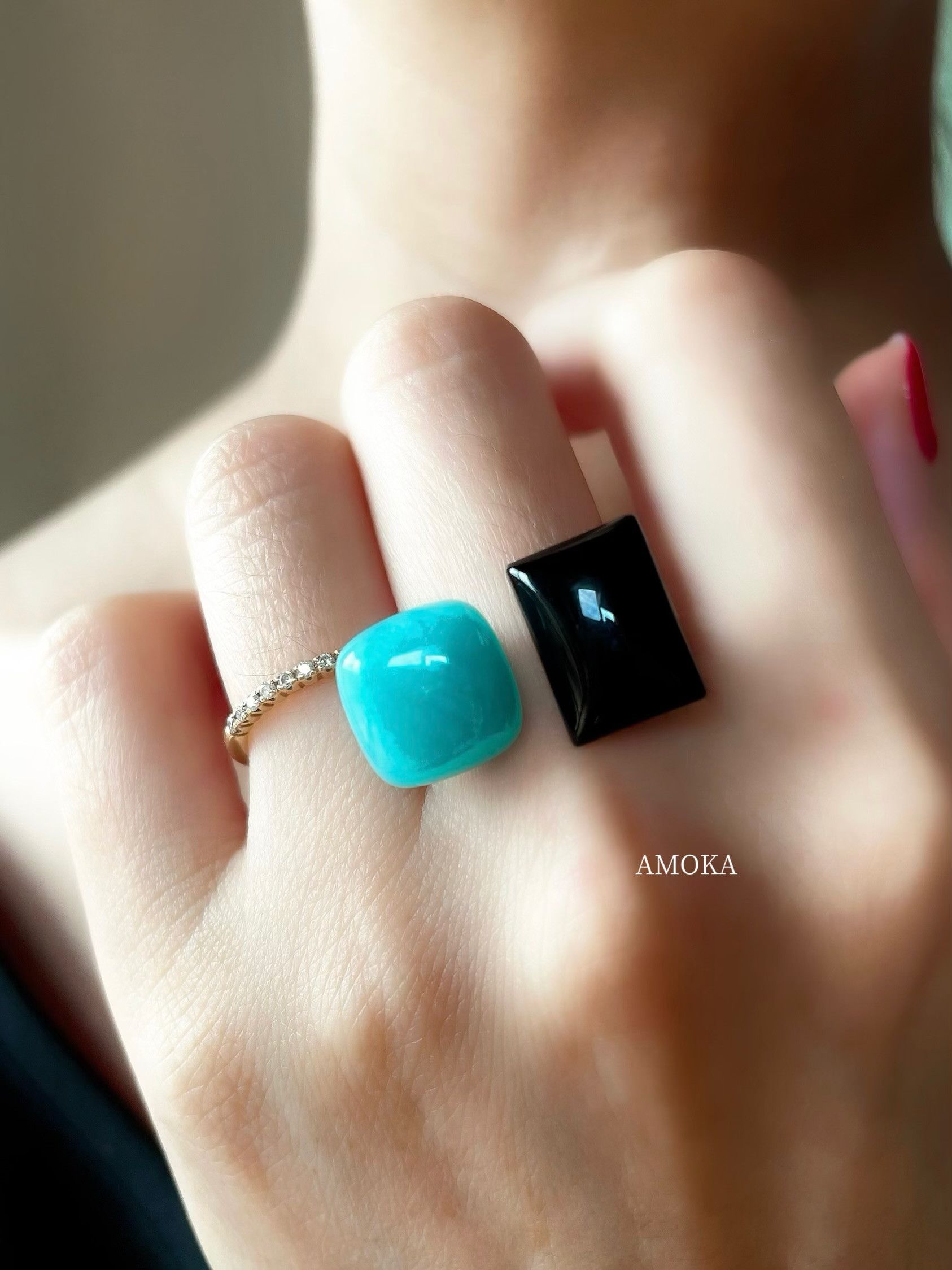 〈モード×エレガント〉Clair et Noir（クレール・エ・ノワール）フォークリング