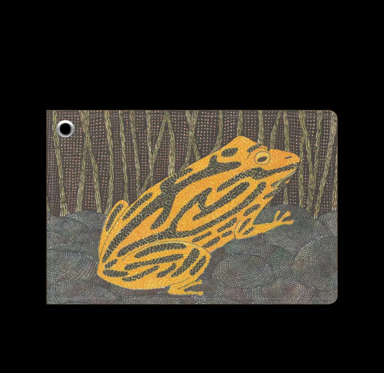 紙の影にて｜コロボリーヒキガエル・コロキチ｜パスケース