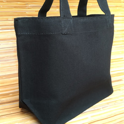 【おばけ猫のミニトートバッグ】ランチトート　キャンバストート 3枚目の画像