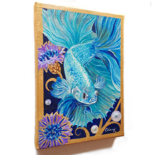 いとを　カラフルなキャンバス油絵2枚セット　チャピちゃん♡とおしゃれ静物画 いとを様専用 カラフルなキャンバス油絵2枚セット チャピちゃん