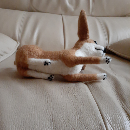 羊毛チワワ 羊毛フェルト Kingこうた 通販 19603597｜Creema(クリーマ)