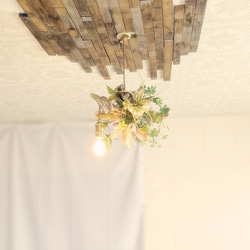 流木ペンダントライト1灯　RYUSSEI　受注生産品　LED電球付属　｜天井照明　カフェ/サロン店舗照明 9枚目の画像