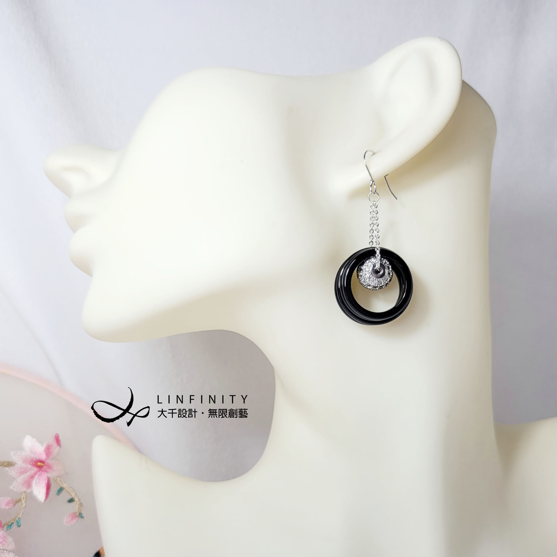 ✦❀ 新年のお祝いに | 宝石 50% オフ ❀✦ 最高級の黒瑪瑙と翡翠のリング。富を呼び込み、ネガティブなエネルギーを払い、キ