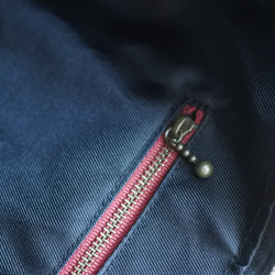 イタリア生地の半月ボディバッグ２(ピンク❀)　カジュアル　大人ボディバッグ 7枚目の画像