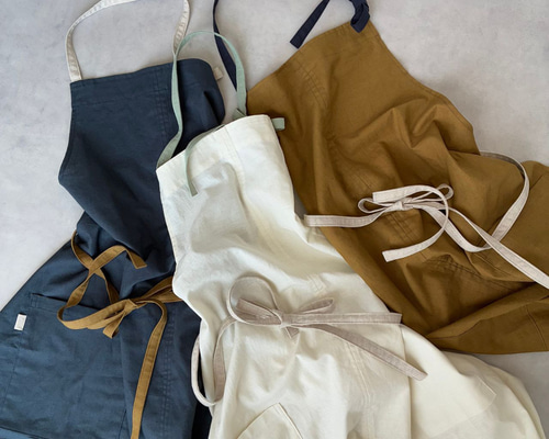 綿麻　エプロン　リネン シンプル　おしゃれ カフェ料理 DIY　男女　白 楽天市場】【20%OFFクーポン利用で、2,384円】エプロン おしゃれ